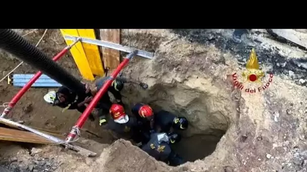 Le gang du trou à Rome: un braqueur de banque présumé enseveli dans le tunnel qu'il creusait