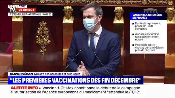 Modification de l'ADN, adjuvants... Olivier Véran répond aux questions sur le vaccin