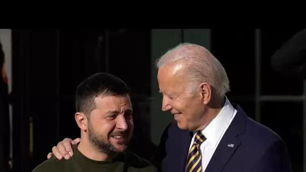 En direct : les Ukrainiens "restent source d'inspiration pour le monde", dit Biden à Zelensky