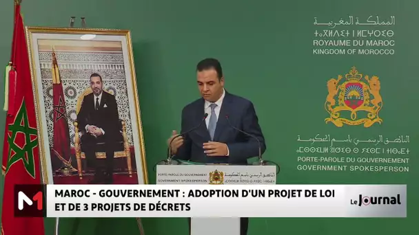 Conseil de gouvernement : adoption d´un projet de loi et de 3 projets de décrets