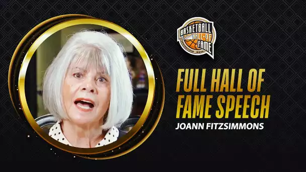 JoAnn Fitzsimmons | Hall of Fame Career Enshrinement Speech