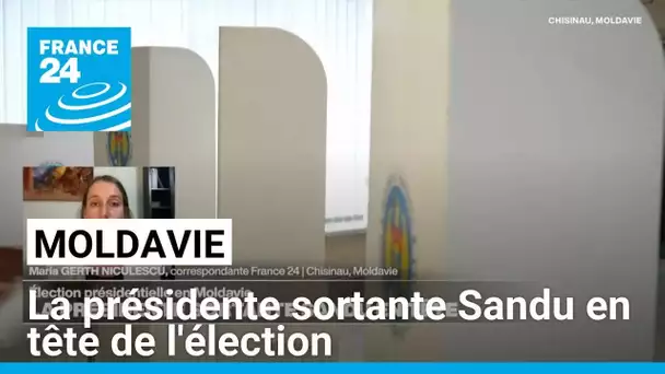 Moldavie : la présidente sortante Sandu en tête de l'élection • FRANCE 24