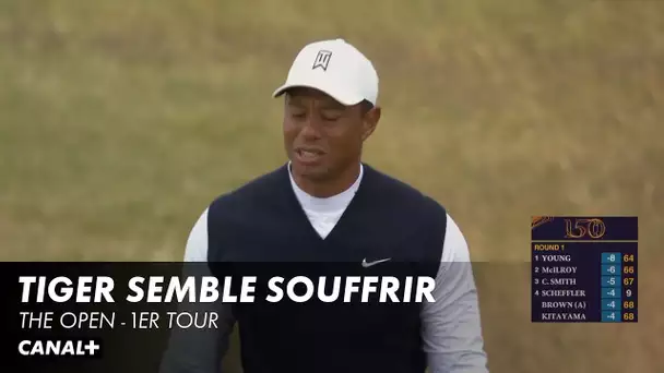 Tiger semble souffrir aujourd'hui - The Open 1er tour