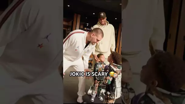 Jokic was just trying to say hi 🥹