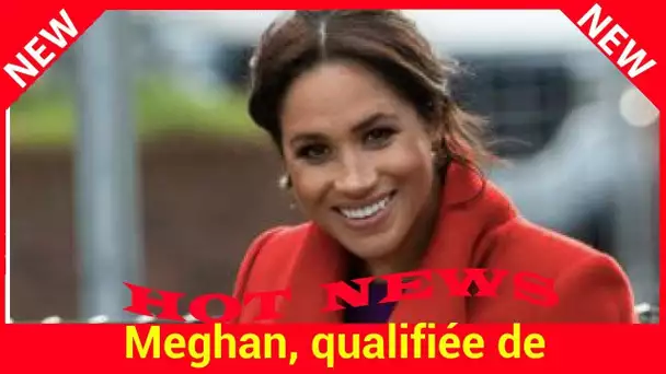 Meghan Markle, qualifiée de “grosse dame” : découvrez sa réaction