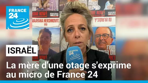 Vidéo de Mia, otage du Hamas : sa mère réagit au micro de France 24