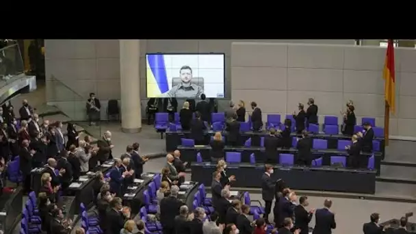 Zelensky appelle devant le Bundestag allemand à abattre le nouveau "Mur" érigé en Europe