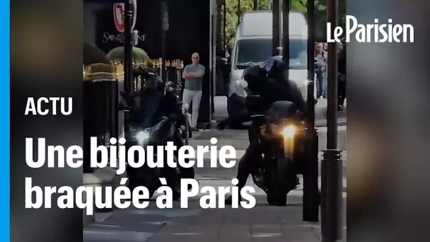 « J'ai vu un homme avec une mitraillette » : braquage dans une bijouterie de l’avenue Montaigne à Pa