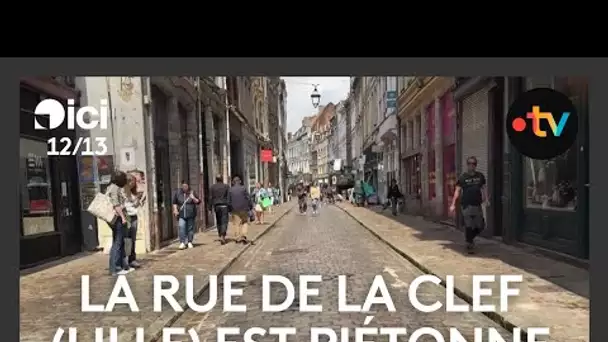 La rue de la Clef dans le Vieux-Lille devient piétonne