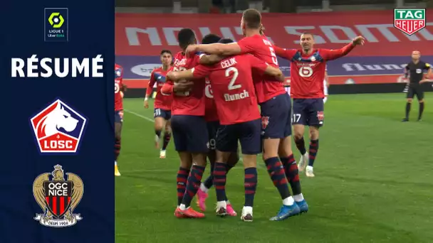 LOSC LILLE - OGC NICE (2 - 0) - Résumé - (LOSC - OGCN) / 2020/2021