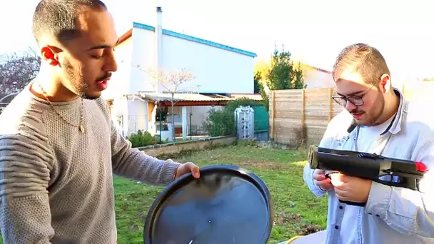 MON ABONNÉ PEDRO TEST POUR LA PREMIÈRE FOIS MA FLASH-BALL - IL DÉMONTE LE PLATEAU