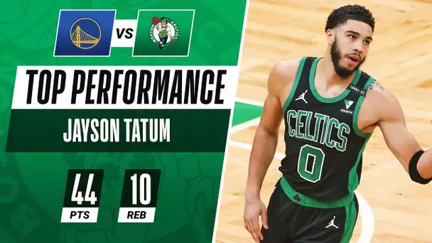 Jayson Tatum LIGHTS IT UP with 44 PTS vs GSW! ☘️