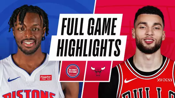 PISTONS at BULLS | FULL GAME HIGHLIGHTS | February 17, 2021