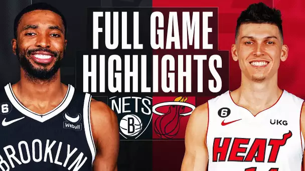 NETS at HEAT | FULL GAME HIGHLIGHTS | March 25, 2023