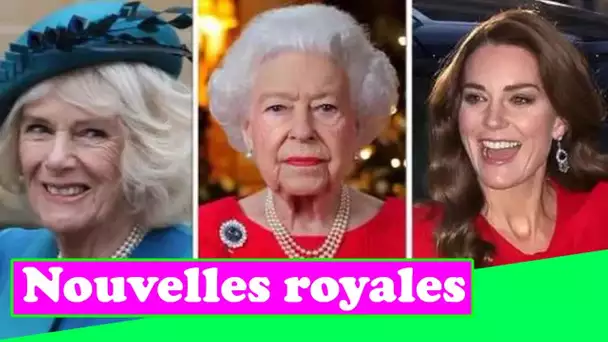 La reine fait un éloge public rare aux futurs époux de la reine Kate et Camilla dans le discours de