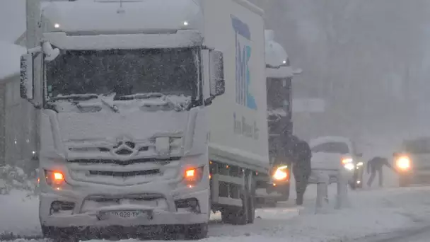 Tempête Caetano : 31 départements en vigilance orange neige, verglas et vent ce vendredi