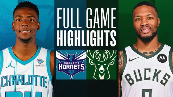 HORNETS at BUCKS | FULL GAME HIGHLIGHTS | February 9, 2024