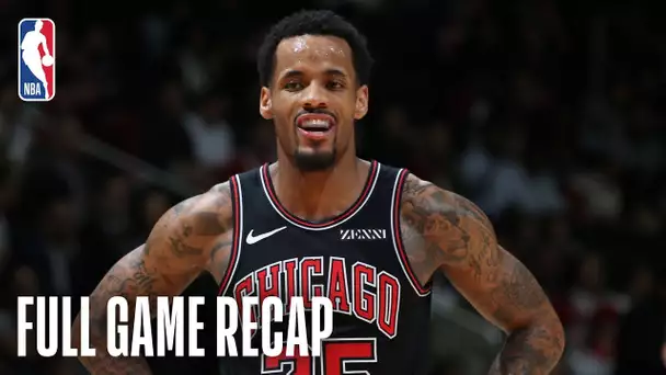 BULLS vs WIZARDS | Walter Lemon Jr. Comes Up Clutch For Chicago | April 3, 2019