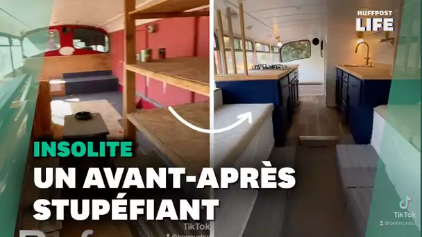 Une tiny house de 11m2 réalisée dans un bus londonien