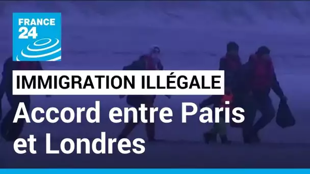 Immigration illégale : un nouvel accord signé entre Paris et Londres • FRANCE 24