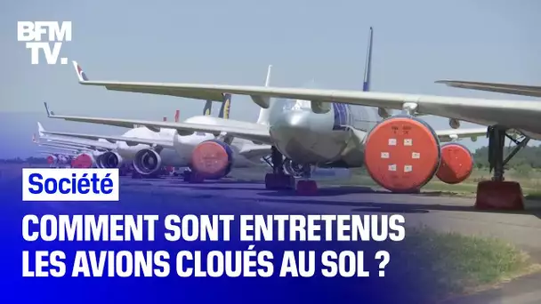 Comment sont entretenus les avions cloués au sol avec la pandémie ?