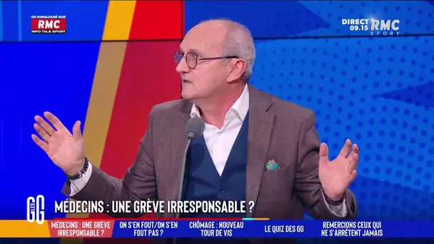 Grève des médecins : Par les discussions on n'y arrive pas donc on se lève !", clame Jérôme Marty