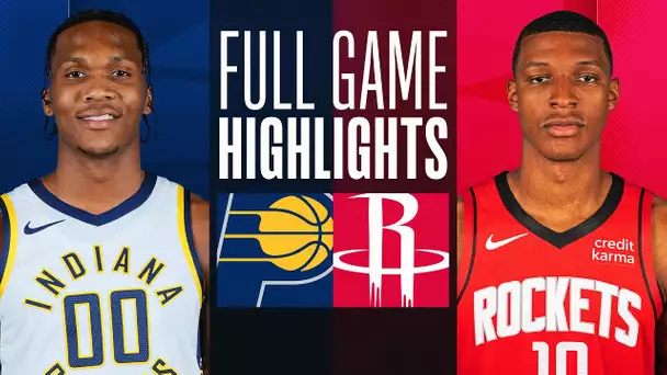 PACERS at ROCKETS | NBA PRESEASON FULL GAME HIGHLIGHTS | October 10, 2023