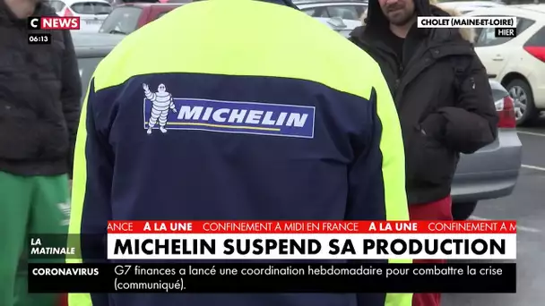 Coronavirus : Michelin suspend sa production