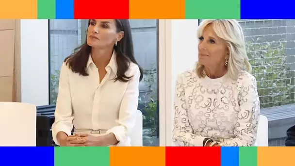 Letizia d'Espagne et Jill Biden : looks blancs assortis à New York quelques jours après les obsèques