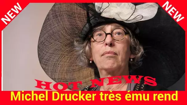 Michel Drucker très ému rend hommage à Anémone