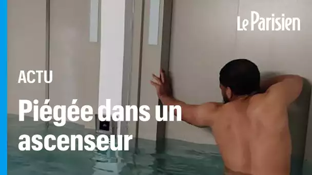 «Je me suis vue mourir» : coincée dans l’ascenseur, elle voit l’eau monter, monter...