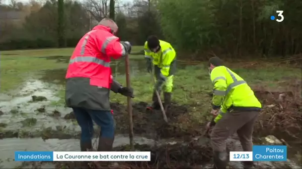 Inondations en Charente : la Charreau est sortie de son lit près de La Couronne