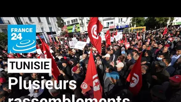 Des milliers de Tunisiens manifestent contre le président Saïed sur fond de crise économique