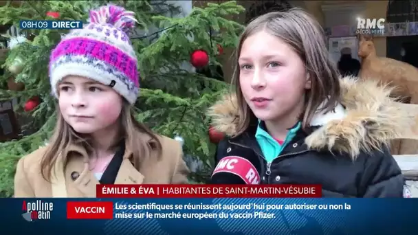 Après le passage de la tempête Alex, les lutins et le père Noël sont venus réconforter les sinistrés