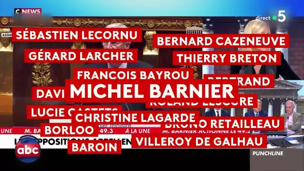 Suspens…Mais que va dire Michel Barnier ? - C à Vous - 03/12/2024