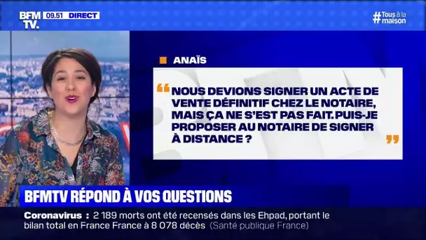 Puis-je signer mon acte de vente auprès d'un notaire à distance? BFMTV répond à vos questions