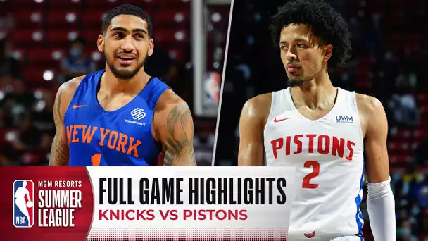 KNICKS at PISTONS | NBA SUMMER LEAGUE | FULL GAME HIGHLIGHTS