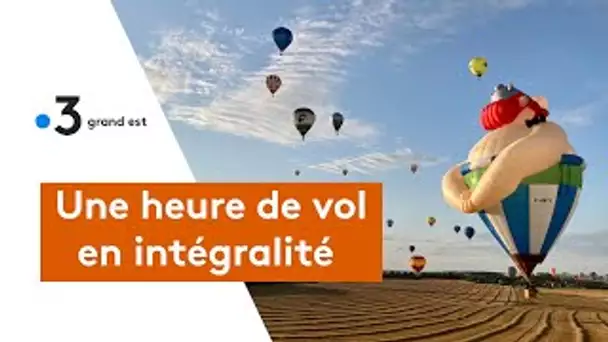 [60 min] Caméra embarquée dans une montgolfière, vol intégral - Balloon Ride - 2021 Jul 25