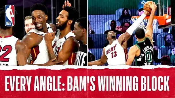 Every Angle: Bam Adebayo's GAME-WINNING BLOCK!