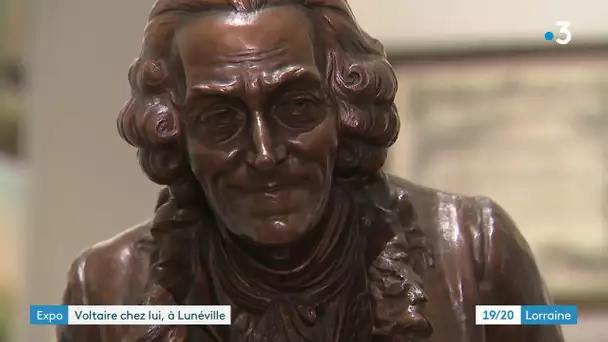 Exposition,  Voltaire chez lui à l'Hôtel Abbatial de Lunéville