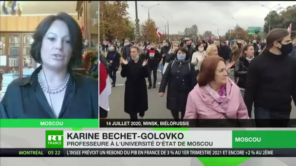 «Le peuple biélorusse n’est pas derrière Svetlana Tikhanovskaïa», estime Karine Bechet-Golovko