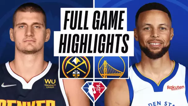 NUGGETS at WARRIORS | FULL GAME HIGHLIGHTS | December 28, 2021