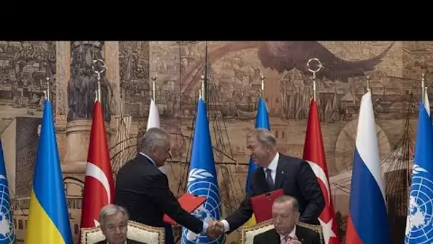 Kyiv et Moscou signent avec la Turquie et l'Onu l'accord sur l'exportation des céréales u…