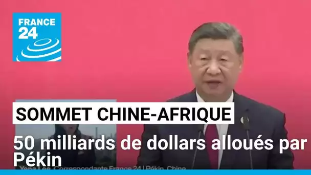 Sommet Chine-Afrique : 50 milliards de dollars alloués par Pékin • FRANCE 24