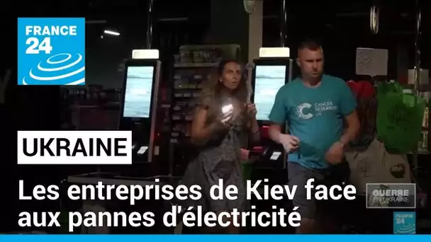 Guerre en Ukraine : les entreprises de Kiev face aux pannes d'électricité • FRANCE 24