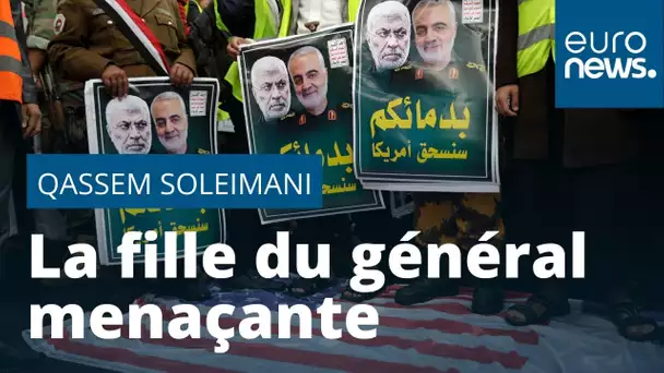 Téhéran en deuil et en colère, la fille du général Soleimani menaçante