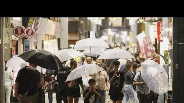 No comment : de fortes précipitations causent des inondations à Tokyo