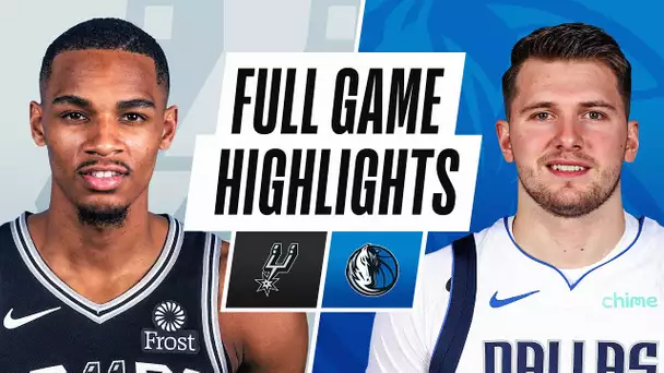 SPURS at MAVERICKS | FULL GAME HIGHLIGHTS | April 11, 2021