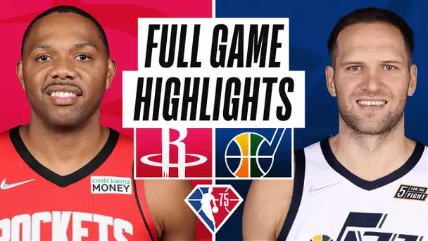 ROCKETS at JAZZ | FULL GAME HIGHLIGHTS | January 19, 2022