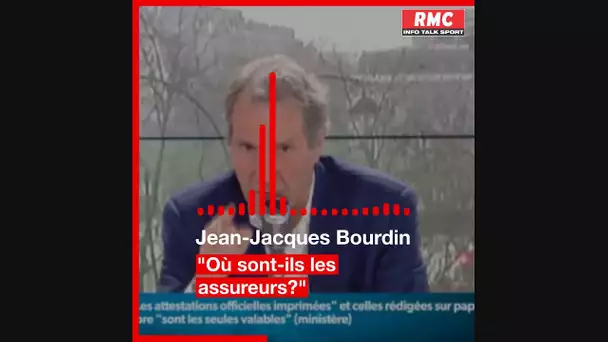 Le cri de colère de Jean-Jacques Bourdin contre les assureurs et les banques